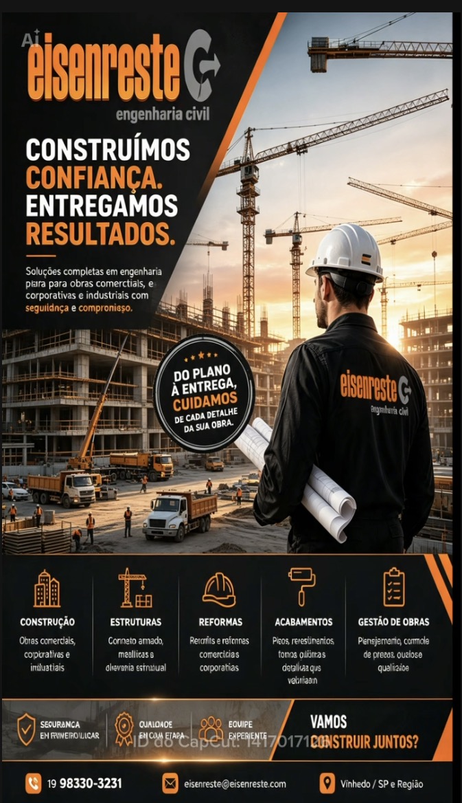 Eisenreste engenharia civil para construção, reformas e obras