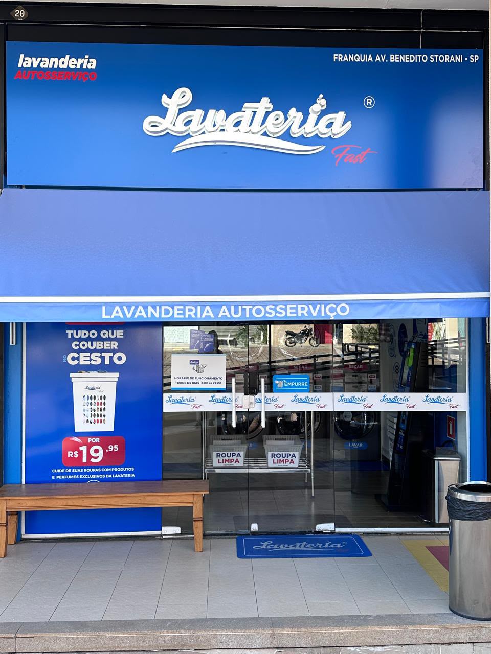 Lavanderia autosserviço em Vinhedo com produtos inclusos