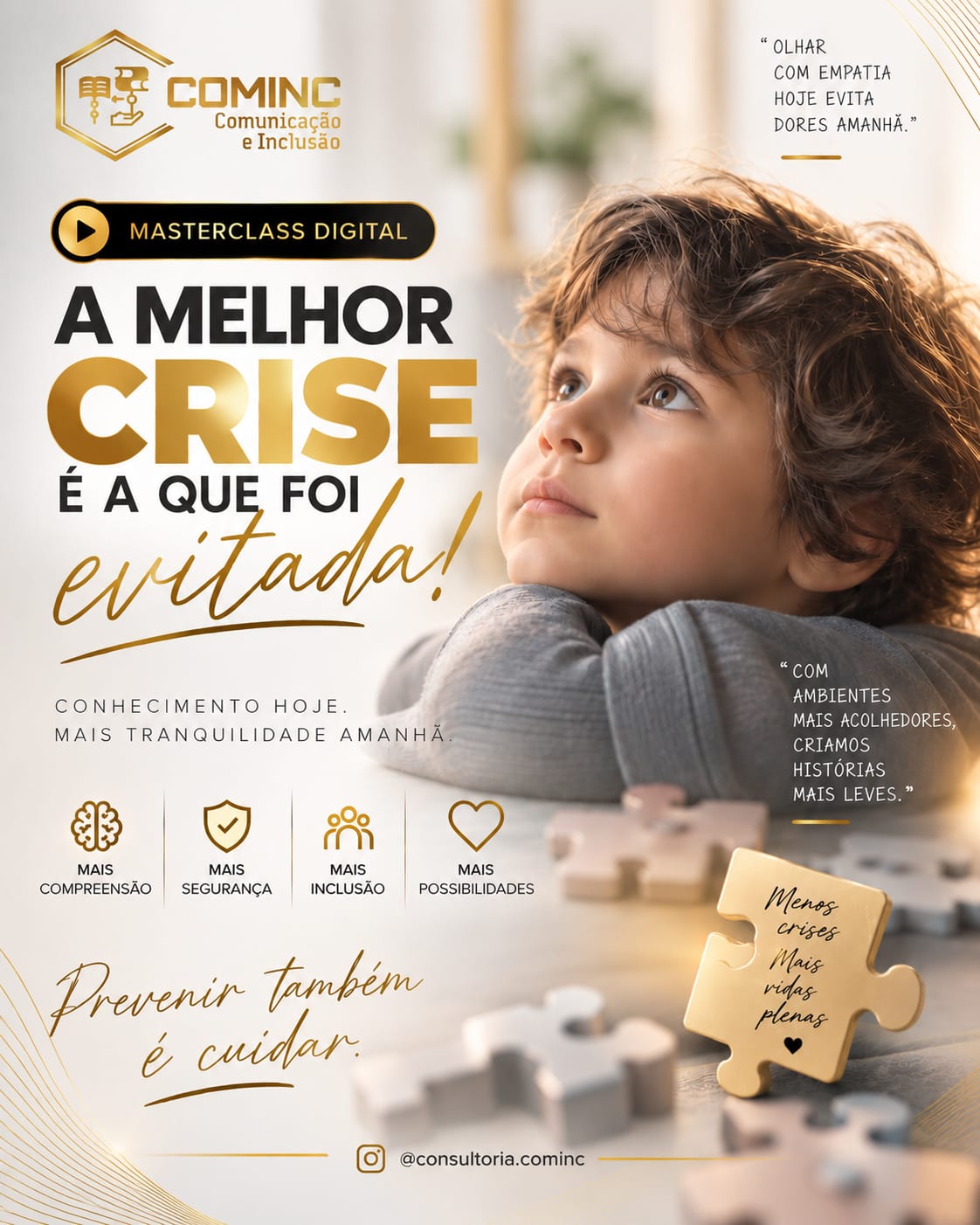 Aula on-line para prevenção de crises em pessoas atípicas