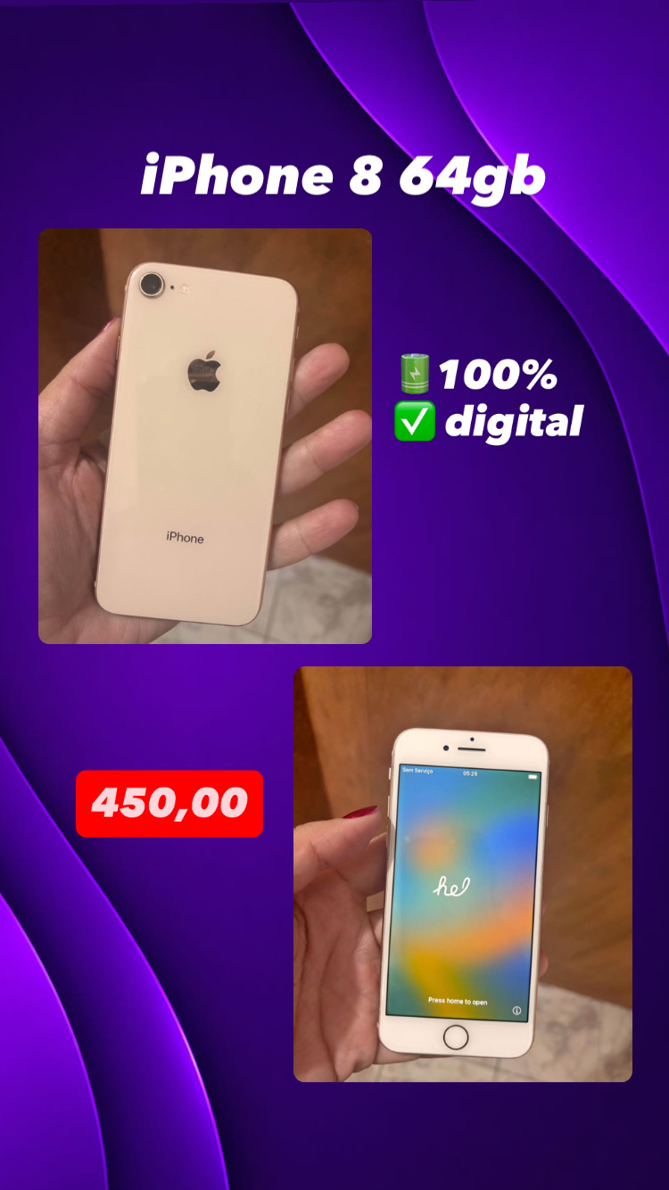 iPhone 8 64 GB rosa