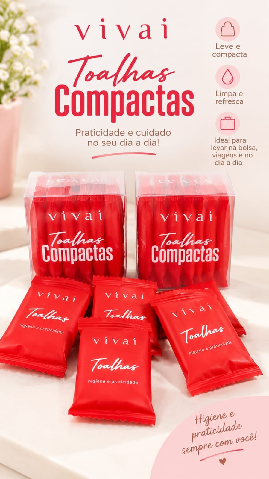Toalhas compactas Vivai 