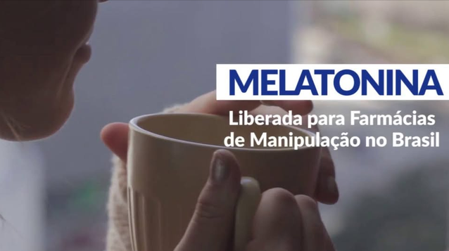 Manipulação de medicamento com melatonina