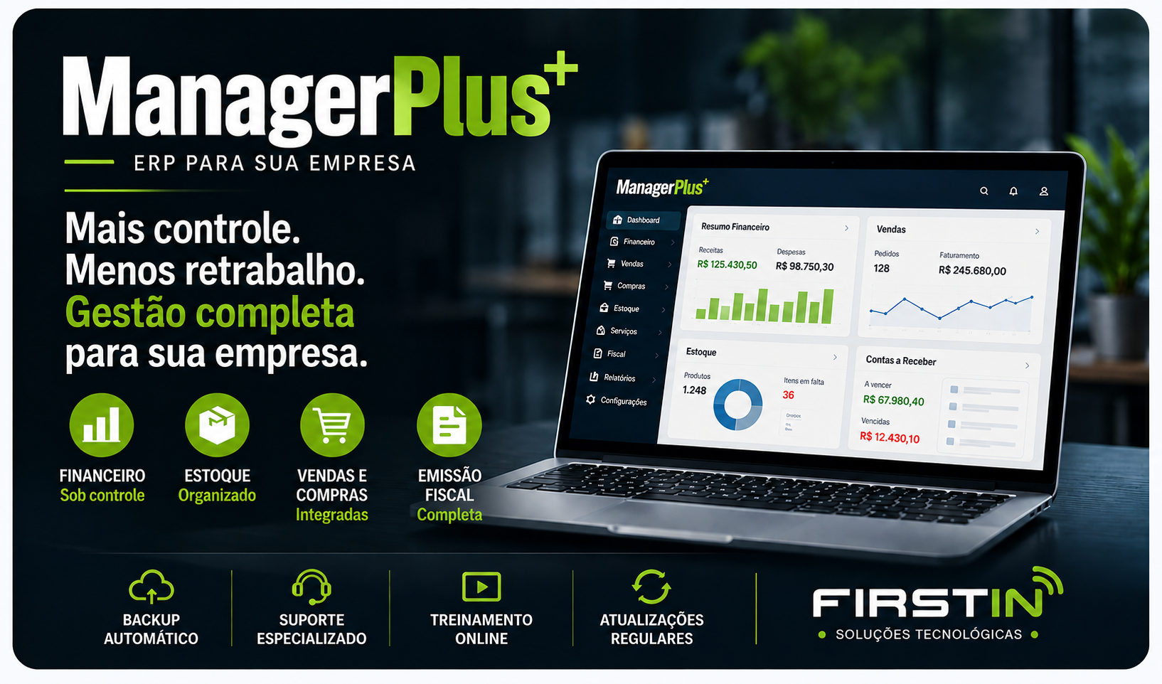 Sistema de Gestão ManagerPlus ERP