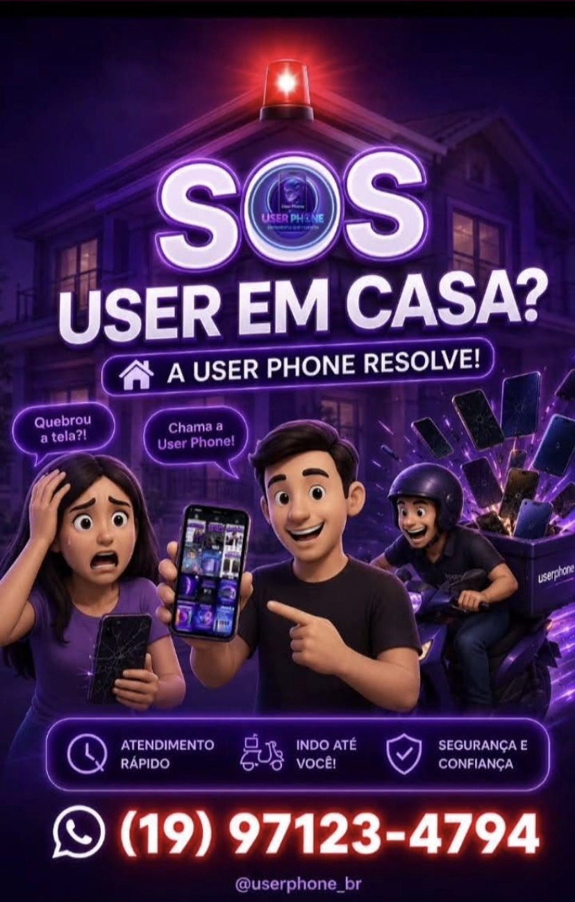 Reparo de tela na loja ou domicílio